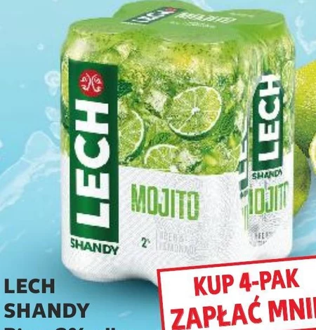 Lech Shandy Mojito Piwo z lemoniadą 4 x 500 ml