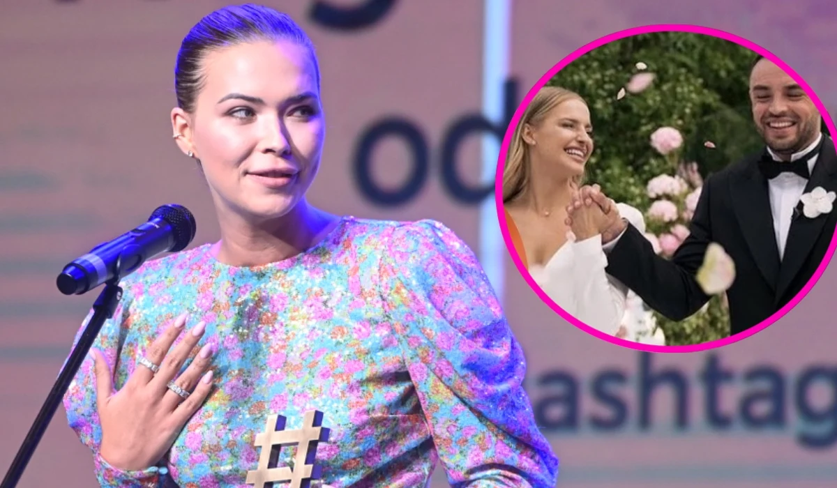 Sandra Kubicka, ślub Karoliny Pisarek Sandra Kubicka, ślub Karoliny Pisarek