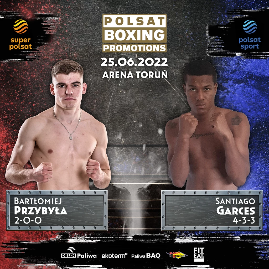 Bartłomiej Przybyła zmierzy się z Santiago Garcesem w czasie gali Polsat Boxing Promotions Bartłomiej Przybyła zmierzy się z Santiago Garcesem w czasie gali Polsat Boxing Promotions