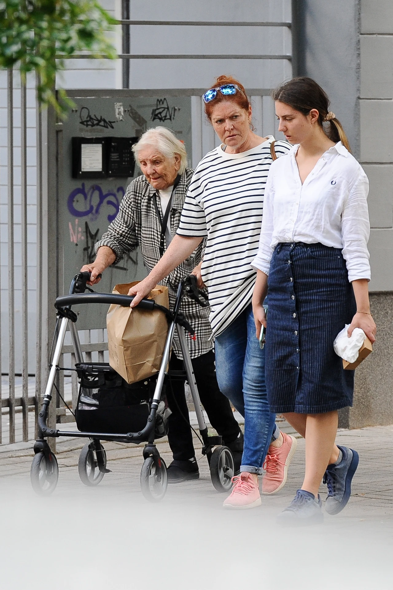 Katarzyna Dowbor z mamą i córką Katarzyna Dowbor z mamą i córką