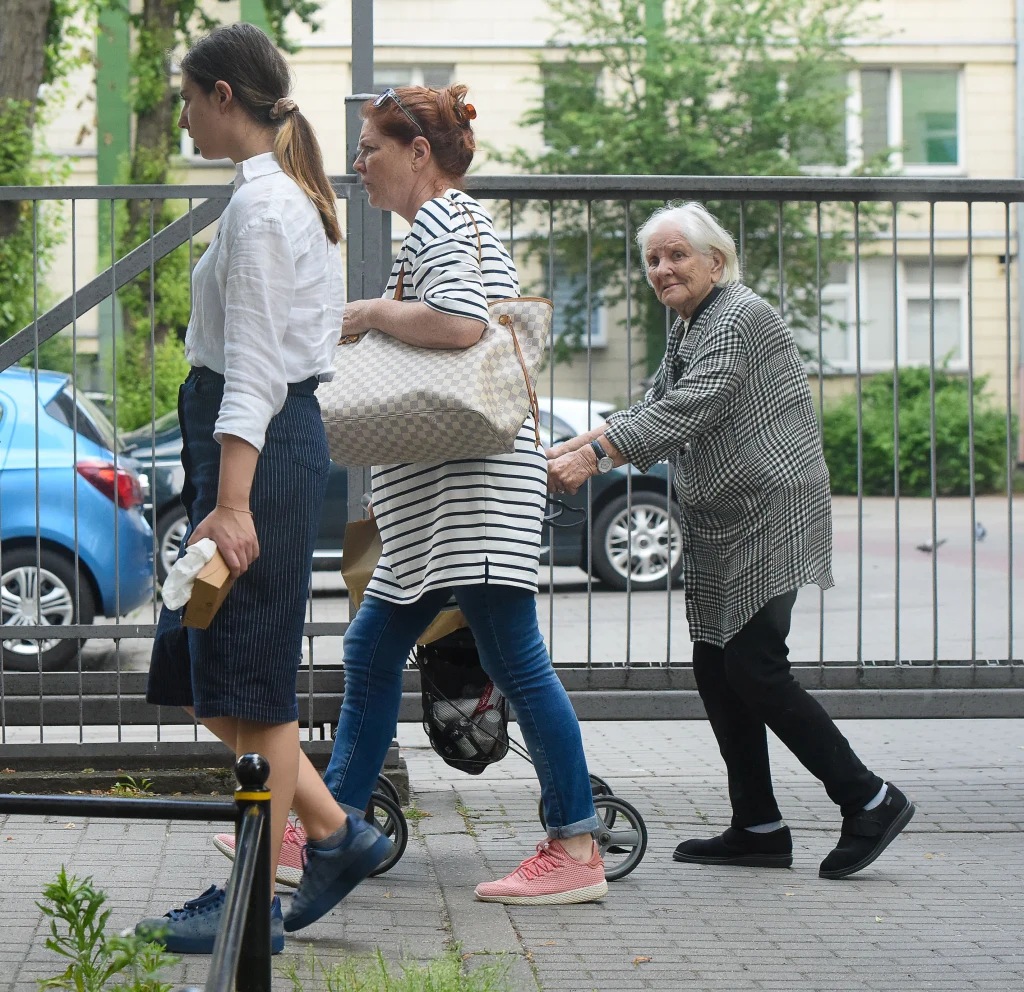 Katarzyna Dowbor z mamą i córką Katarzyna Dowbor z mamą i córką