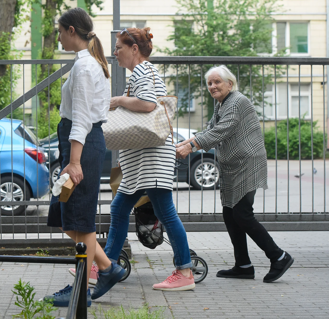 Katarzyna Dowbor z mamą i córką Katarzyna Dowbor z mamą i córką