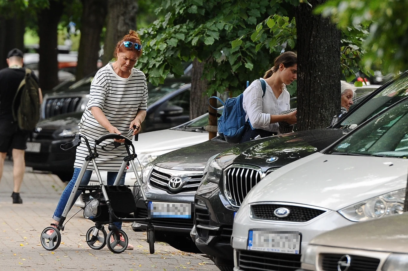 Katarzyna Dowbor z mamą i córką