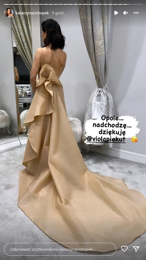 Katarzyna Cichopek szykuje się na festiwal w Opolu Katarzyna Cichopek szykuje się na festiwal w Opolu