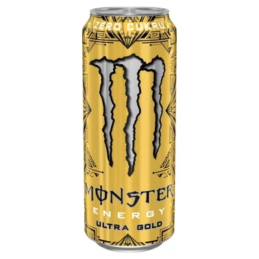 Monster Energy Ultra Gold Gazowany napój energetyczny 500 ml - 0