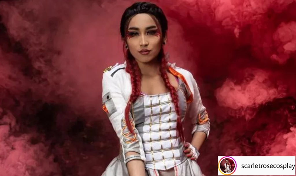 Scarlet Rose - fragment zdjęcia zamieszczonego w serwisie Instagram.com na profilu @Scarletrosecosplay