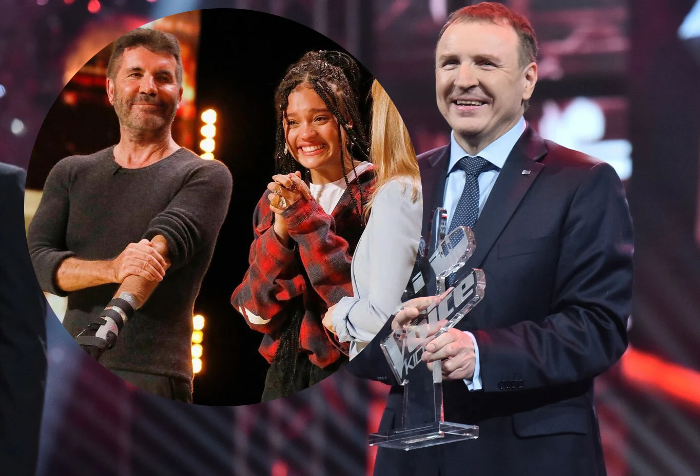 Sara James w "Mam talent" i Jacek Kurski Sara James w "Mam talent" i Jacek Kurski