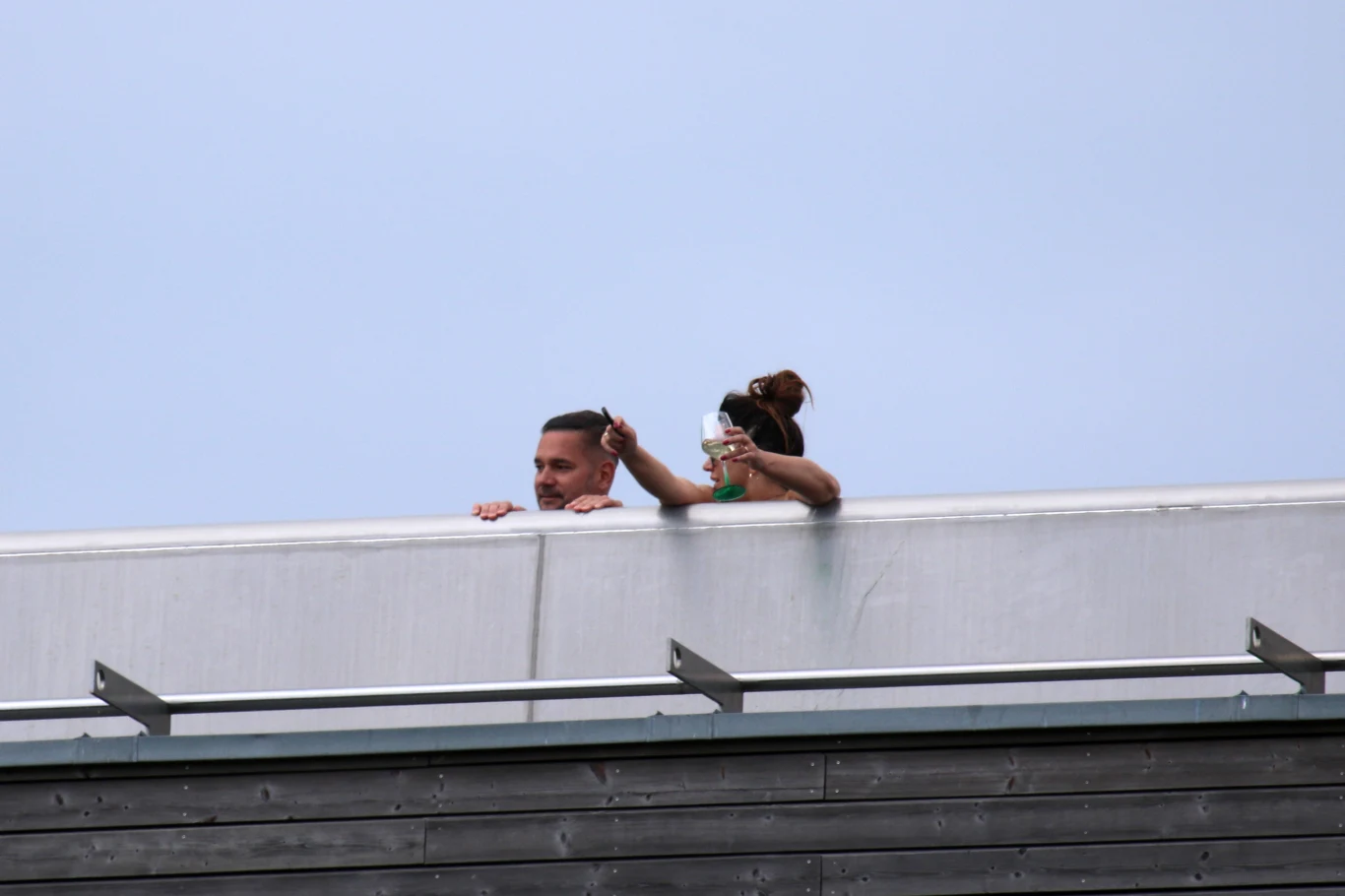 Beata Tadla z mężem w Sopocie Beata Tadla z mężem w Sopocie