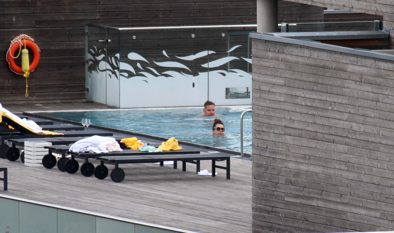 Beata Tadla z mężem Beata Tadla z mężem