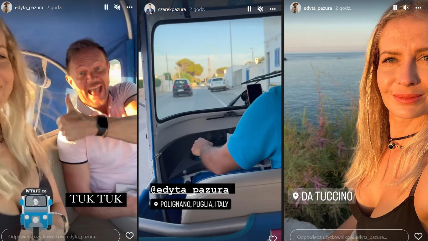 Edytka Pazura relacjonuje urlop we Włoszech Edytka Pazura relacjonuje urlop we Włoszech
