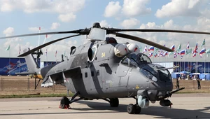 Ukraina zestrzeliła jeden z najnowszych rosyjskich śmigłowców Mi-35M