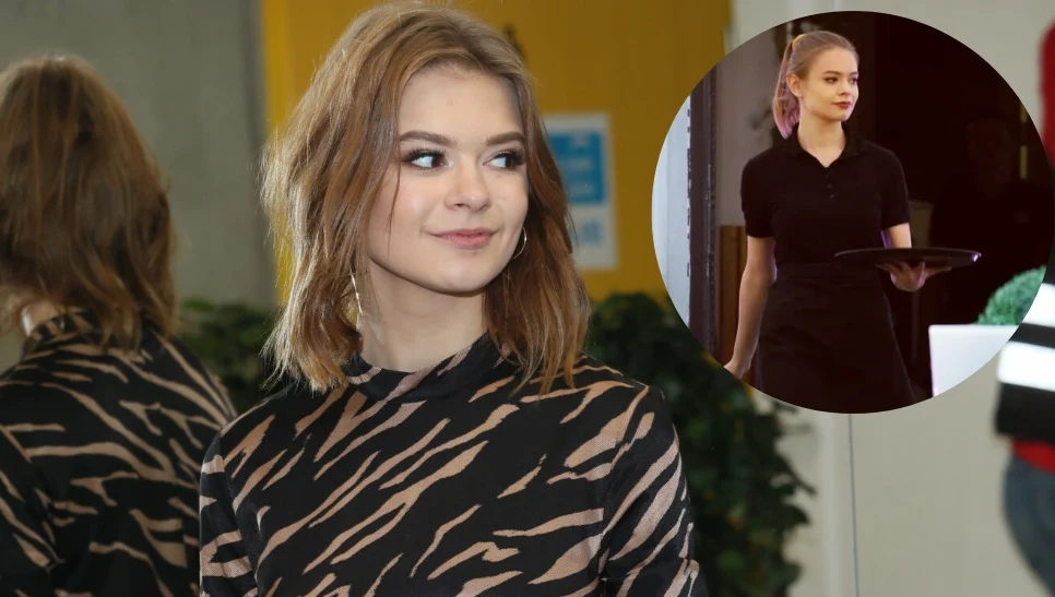 Julia Wróblewska została kelnerką! Julia Wróblewska została kelnerką!