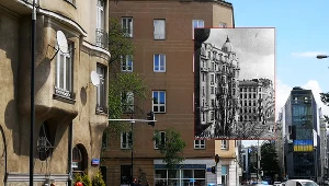 Na niewybuchy natrafiono przy pracach remontowych przy przywracaniu dawnego wyglądu kamienicy / Zdjęcie nadesłał czytelnik