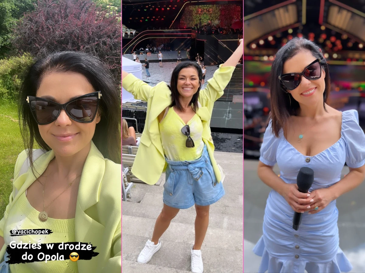 Katarzyna Cichopek szykuje się do festiwalu w Opolu Katarzyna Cichopek szykuje się do festiwalu w Opolu