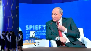 Władimir Putin na Forum Ekonomicznym w Sankt Petersburgu