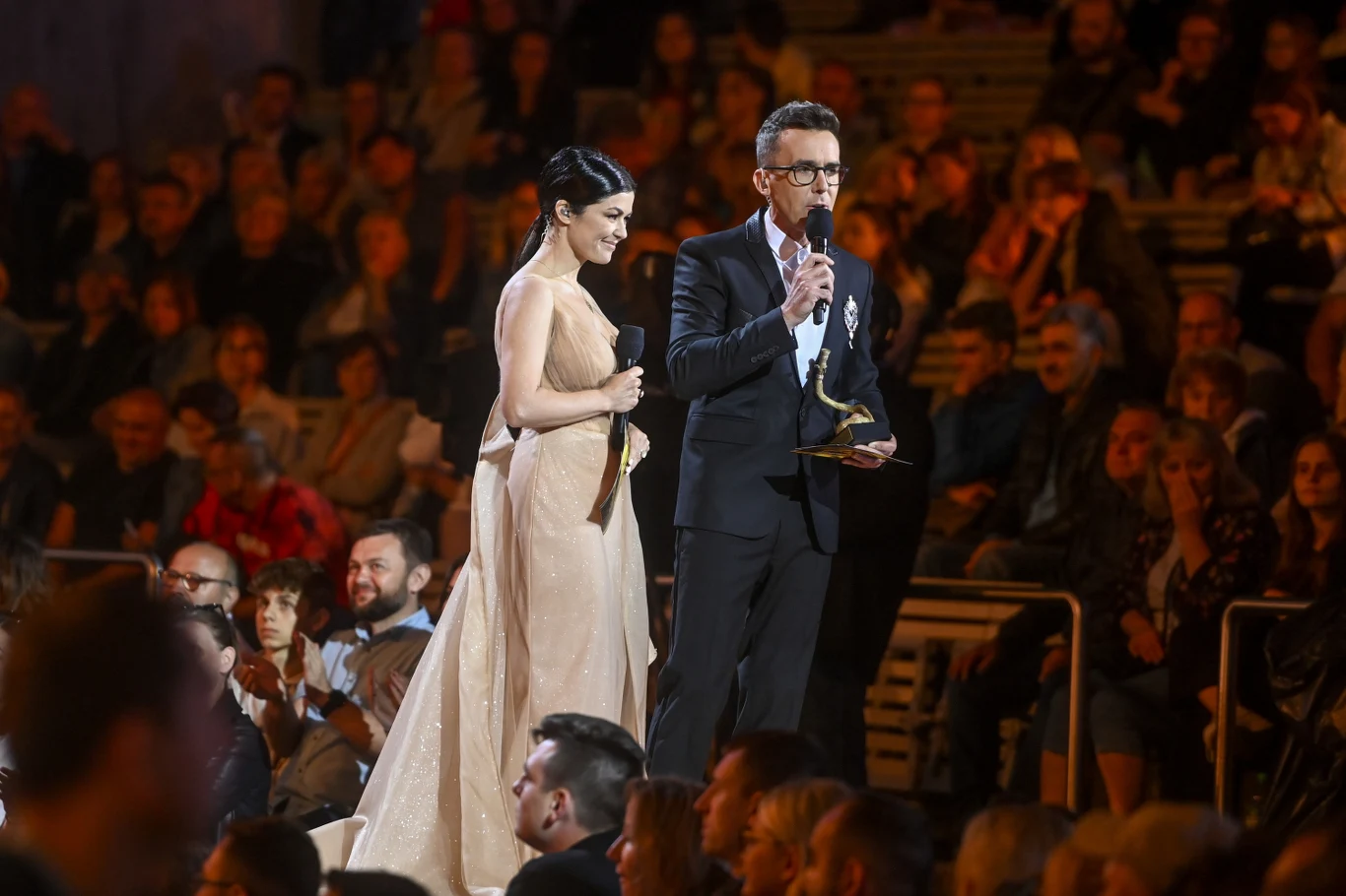 Katarzyna Cichopek i Maciej Kurzajewski w Opolu Katarzyna Cichopek i Maciej Kurzajewski w Opolu