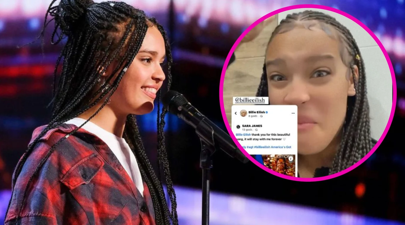 Sara James została zauważona przez Billie Eilish Sara James została zauważona przez Billie Eilish
