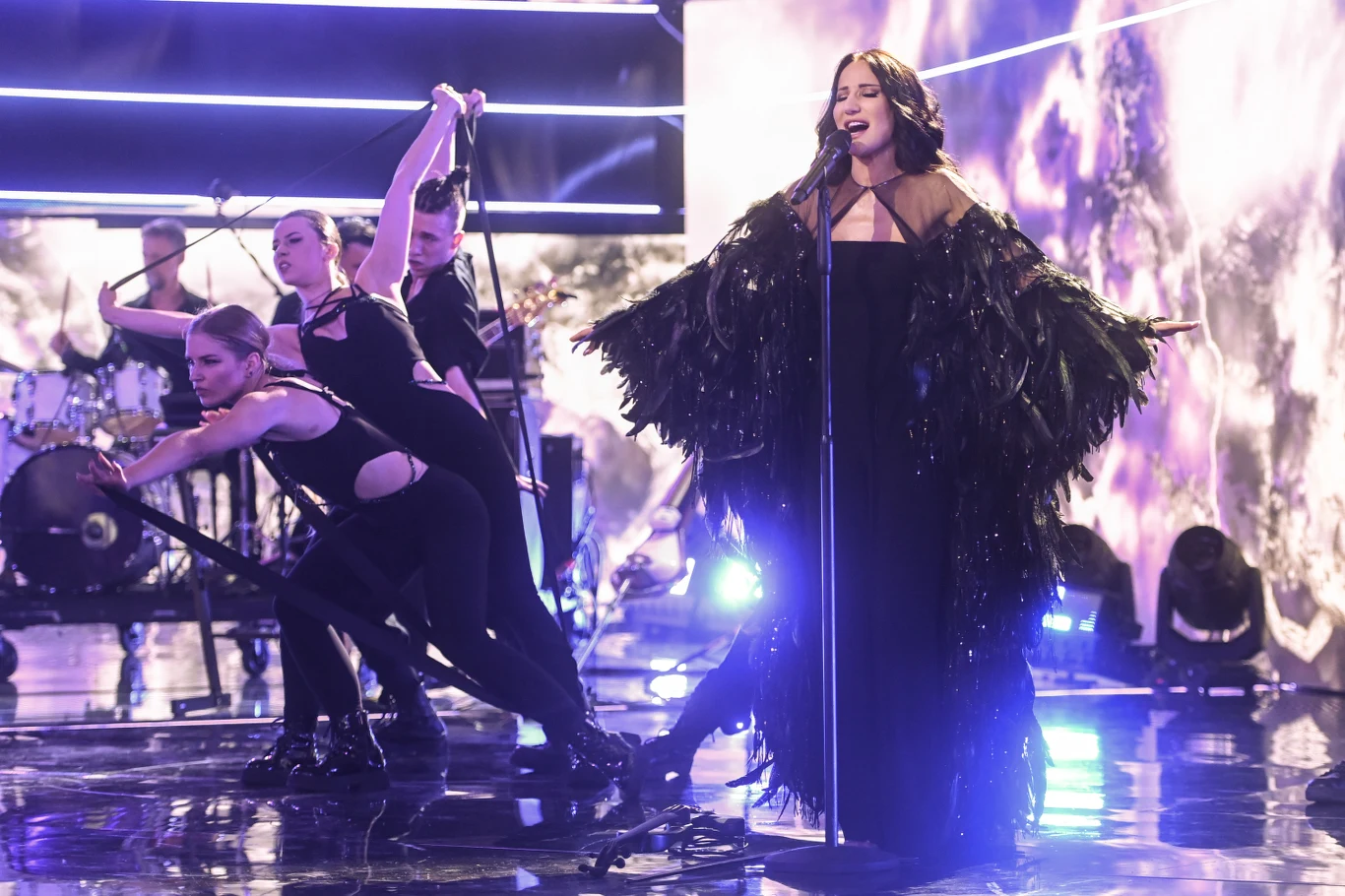 Justyna Steczkowska na Festiwalu w Opolu Justyna Steczkowska na Festiwalu w Opolu