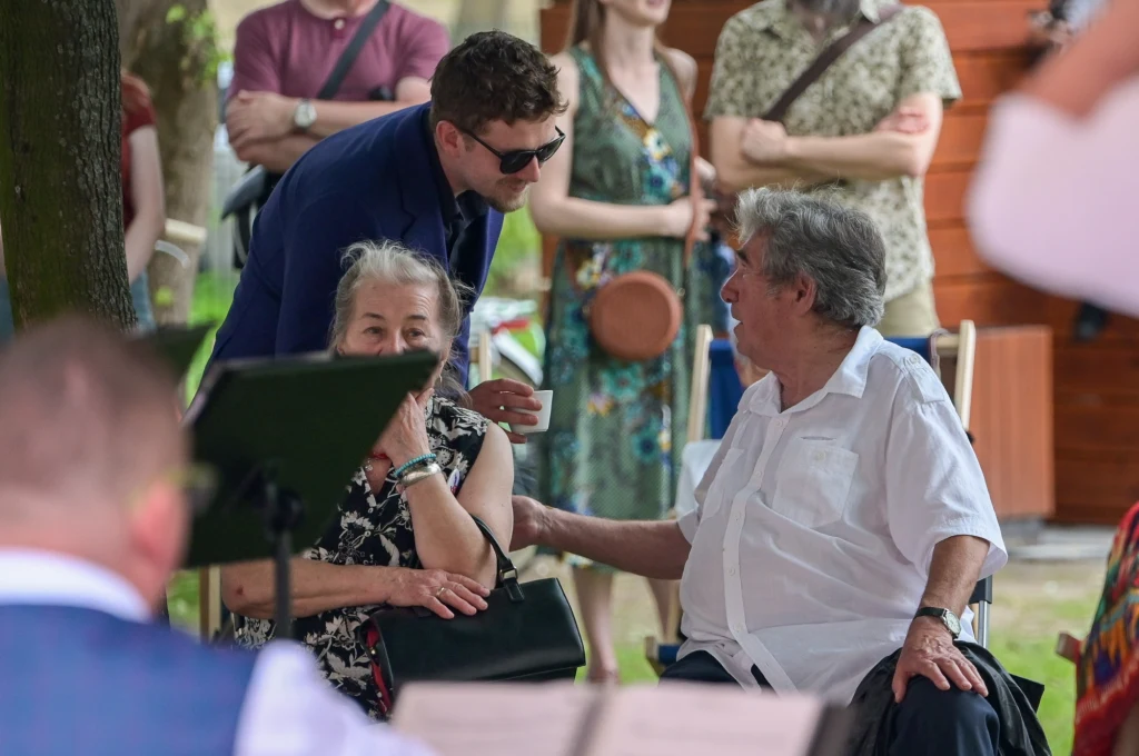 Antoni Królikowski z dziadkiem Antoni Królikowski z dziadkiem