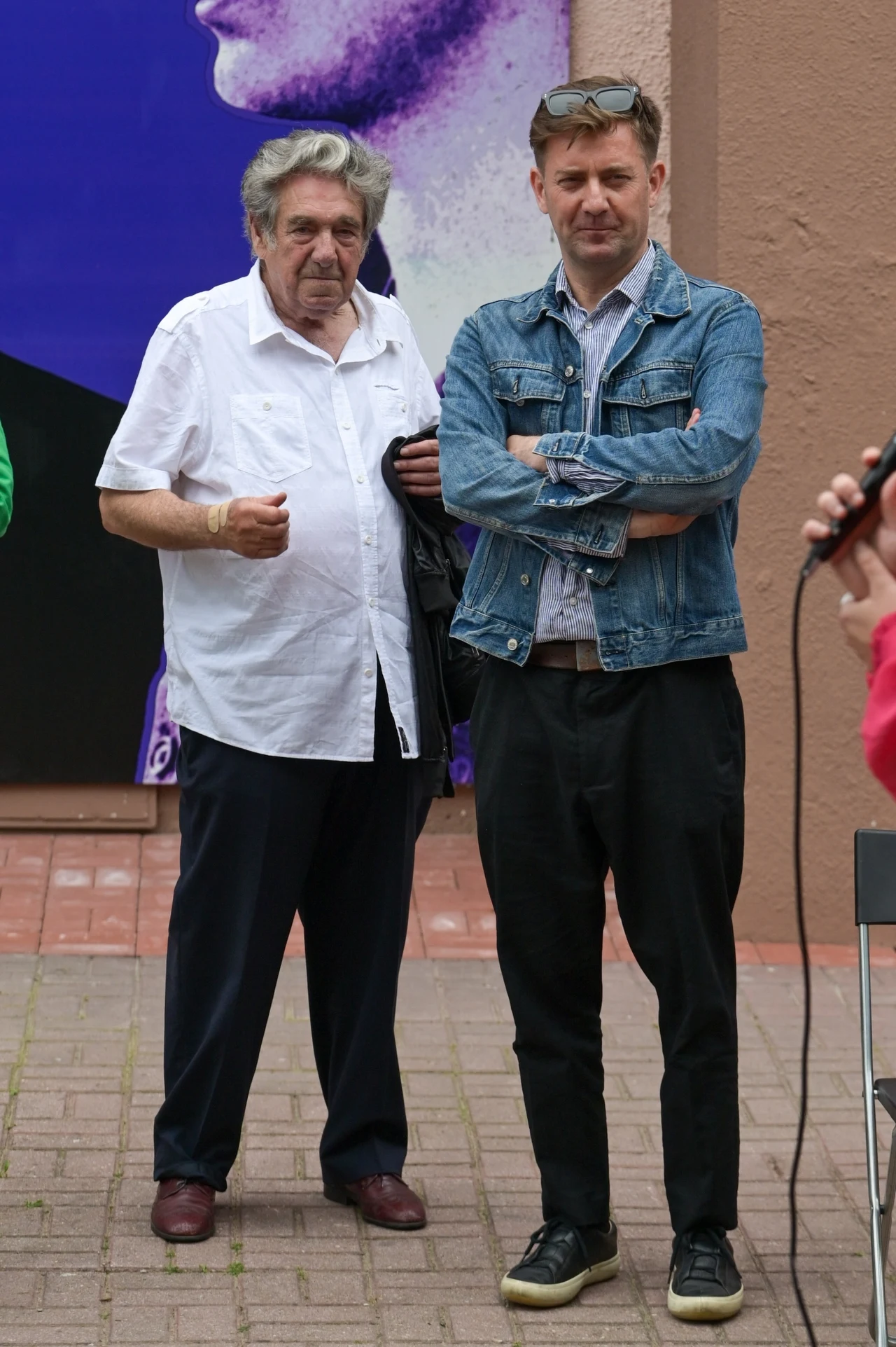 Rafał Królikowski z ojcem, Janem Królikowskim Rafał Królikowski z ojcem, Janem Królikowskim