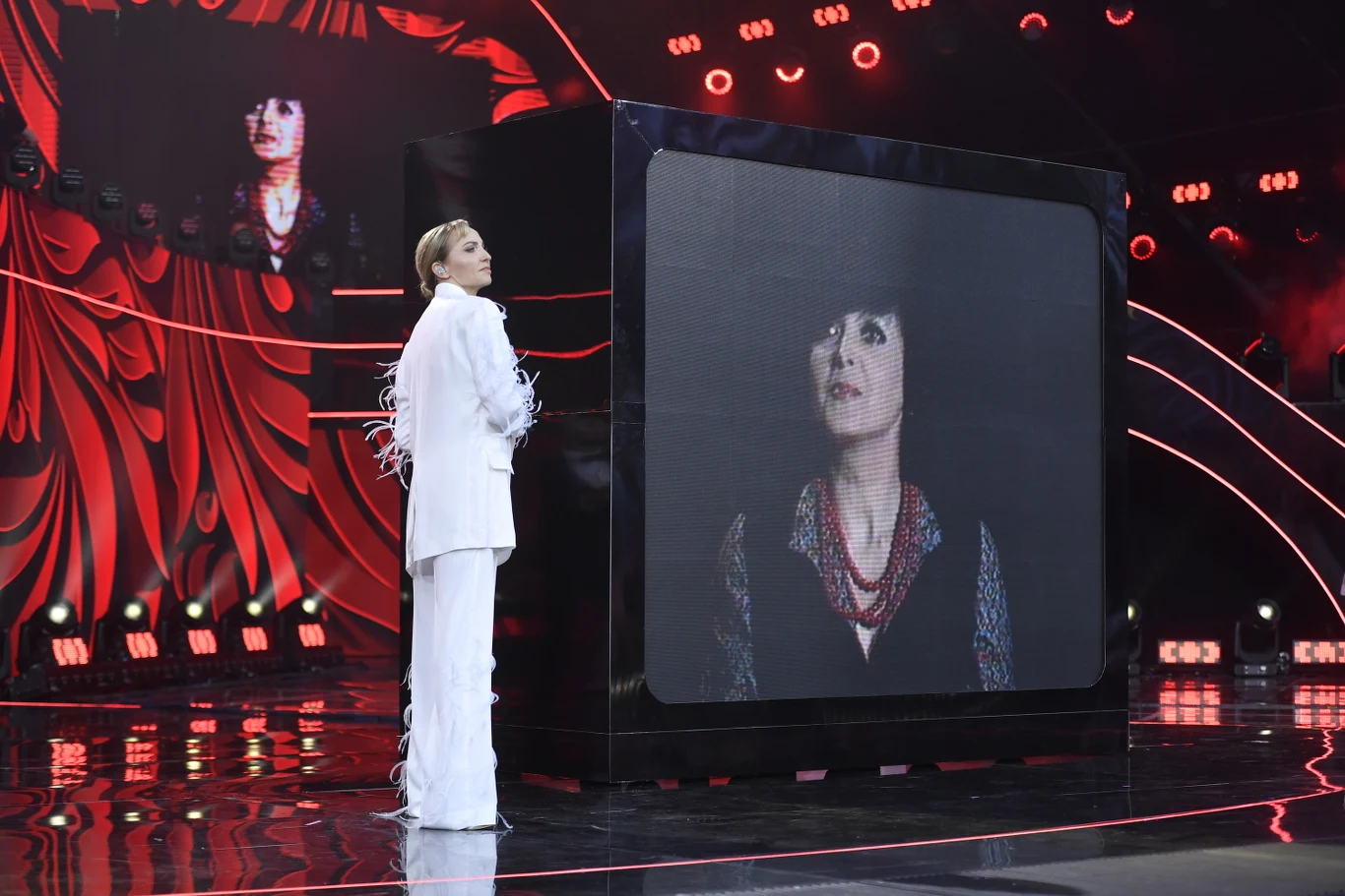 Ania Wyszkoni i Halina Kunicka z ekranu