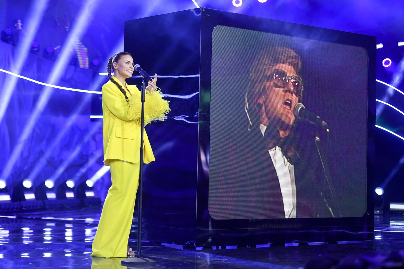 Natasza Urbańska, na ekranie Zbigniew Wodecki