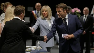 Prezydent Francji Emmanuel Macron