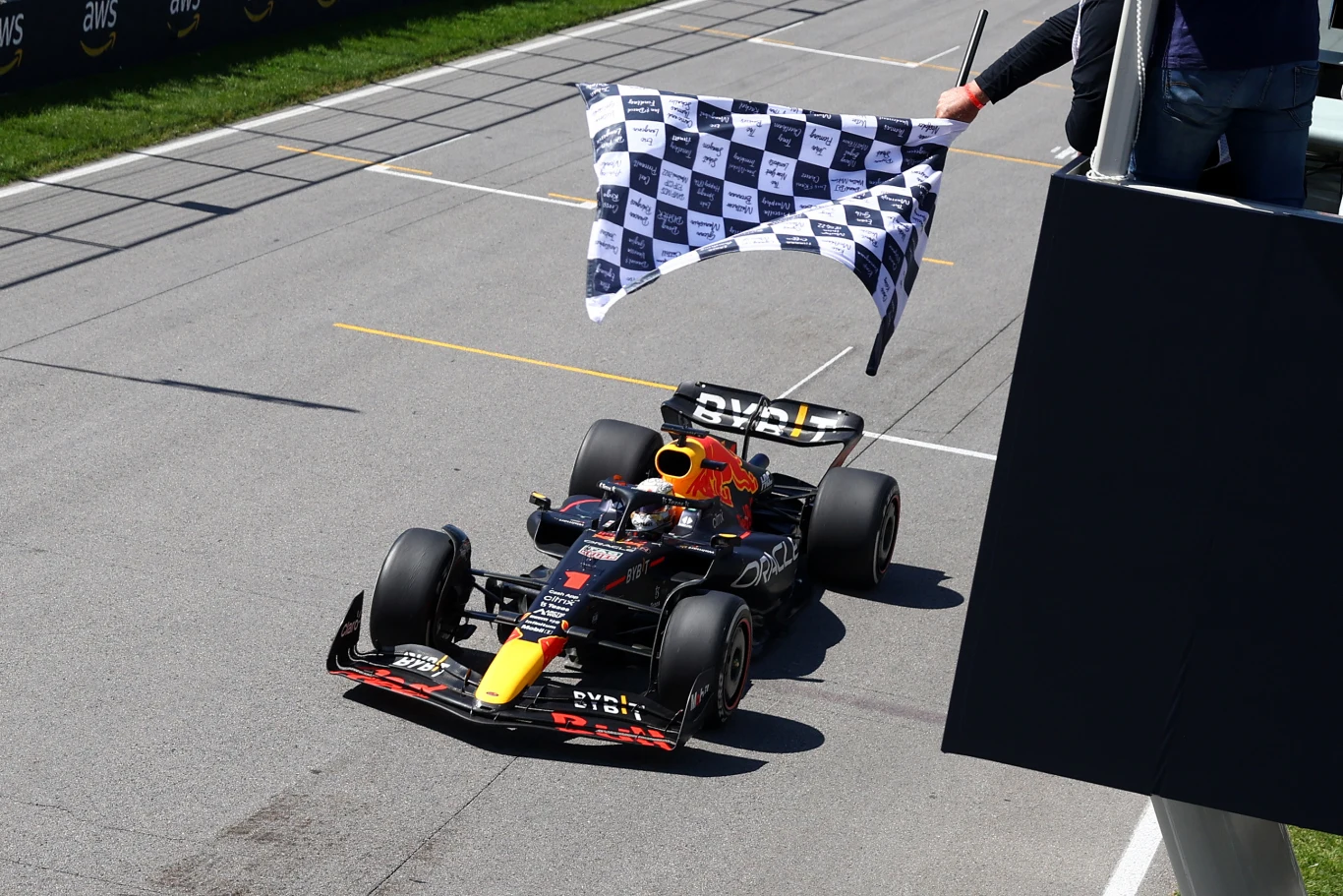 Verstappen startował z pole position Verstappen startował z pole position