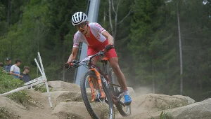 Maja Włoszczowska w akcji podczas igrzysk w Tokio