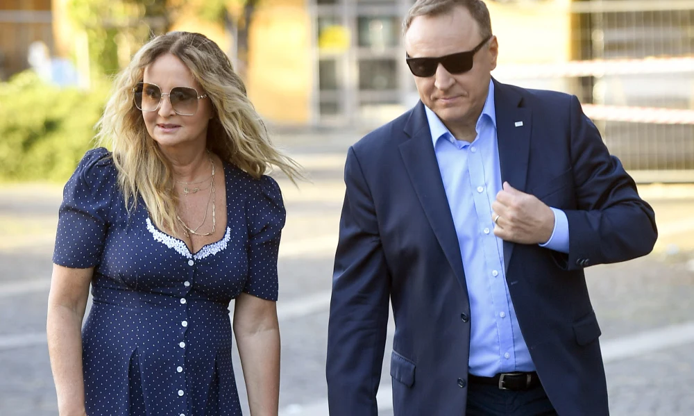 Jacek Kurski i Joanna Kurska