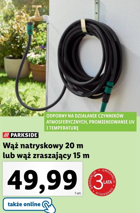 Wąż ogrodowy Parkside