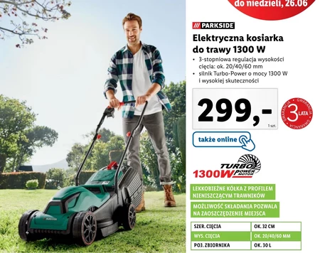 Kosiarka elektryczna Parkside