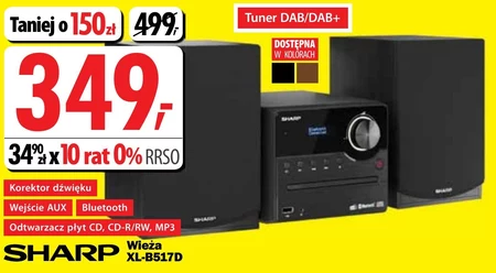 Wieża audio Sharp