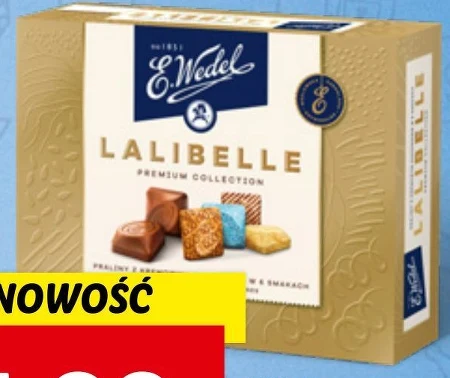 E. Wedel Lalibelle Praliny z czekolady mlecznej nadziewane 238 g