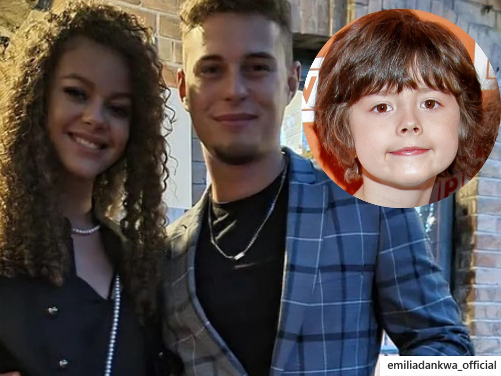 Emilia Dankwa i Adam Zdrójkowski na urodzinach u Mateusza Pawłowskiego Foto IG : @emiliadankwa_official/