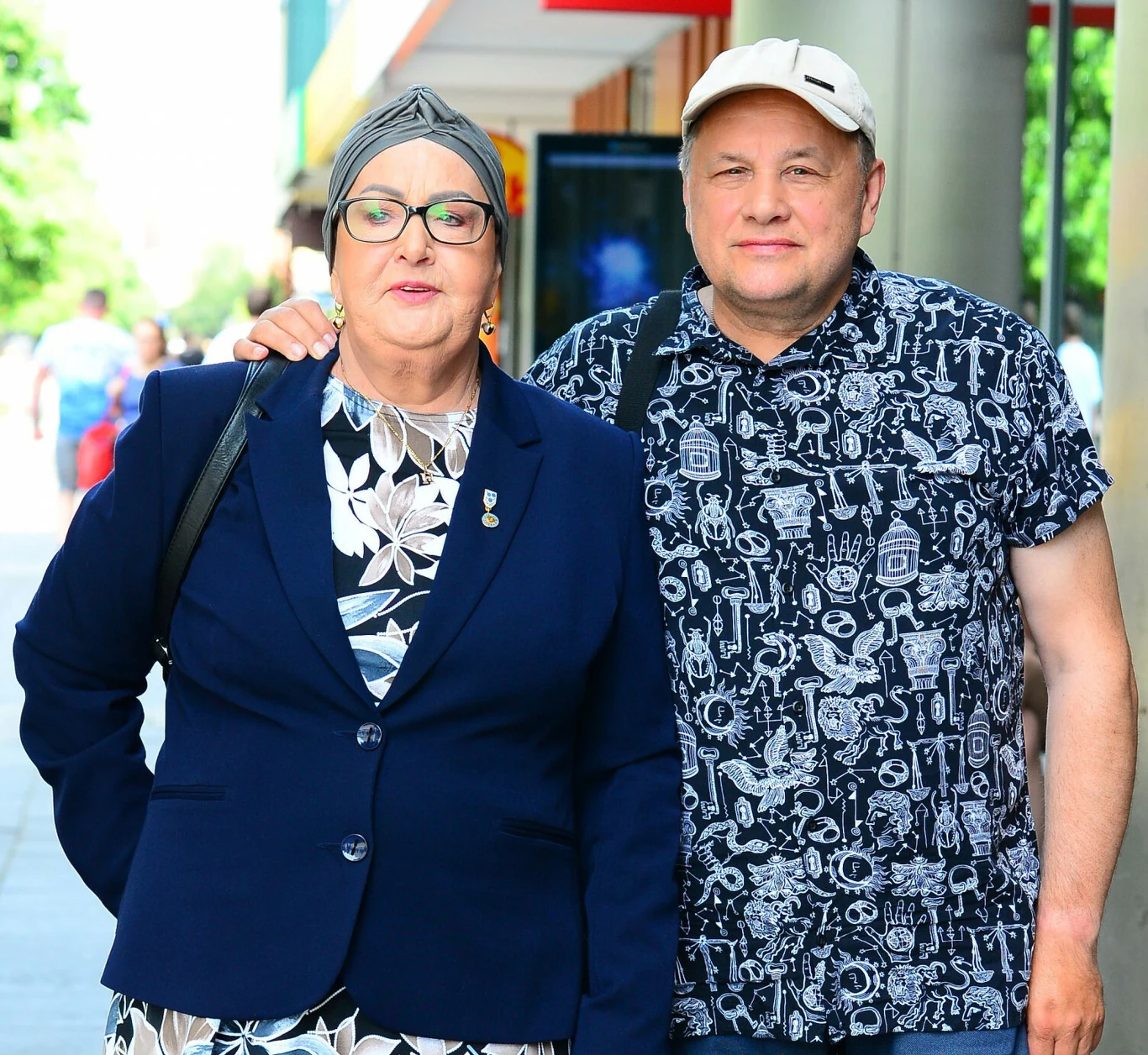 Henryka Krzywonos-Strycharska z partnerem Henryka Krzywonos-Strycharska z partnerem