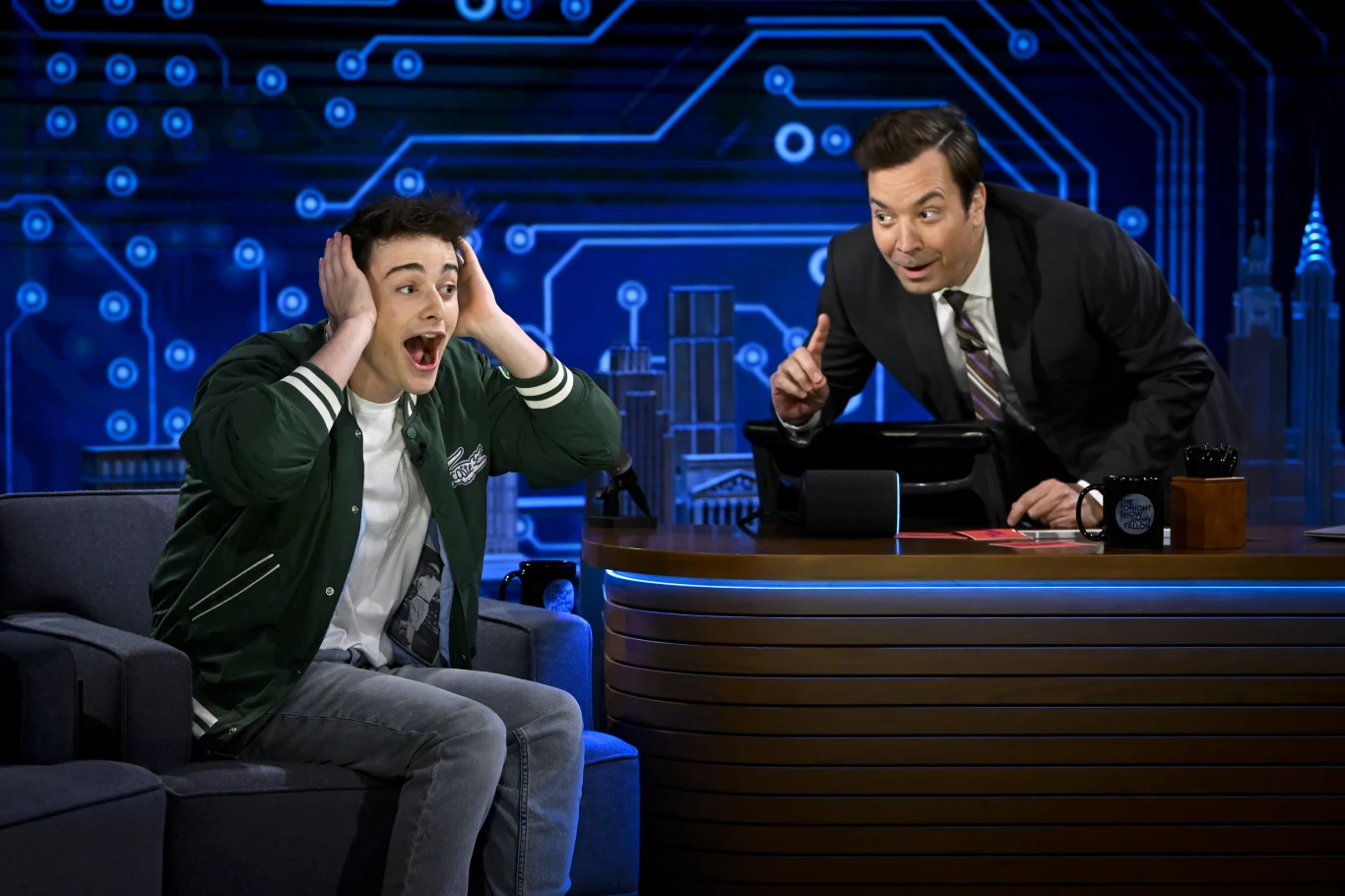 Noah Schnapp w "The Tonight Show Starring Jimmy Fallon"