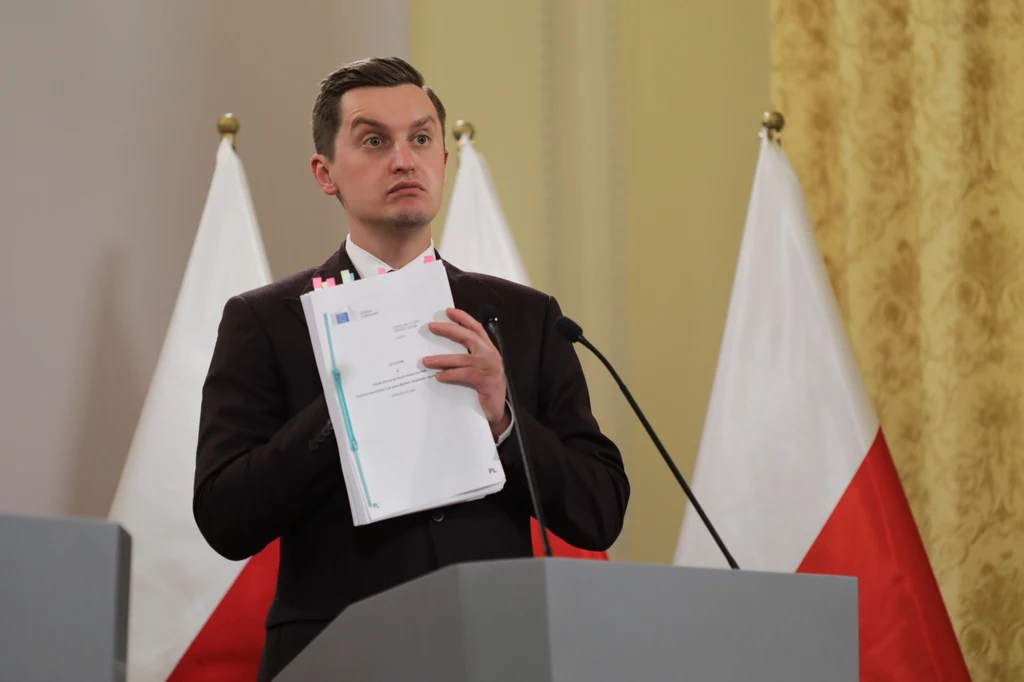 Wiceminister sprawiedliwości Sebastian Kaleta Wiceminister sprawiedliwości Sebastian Kaleta