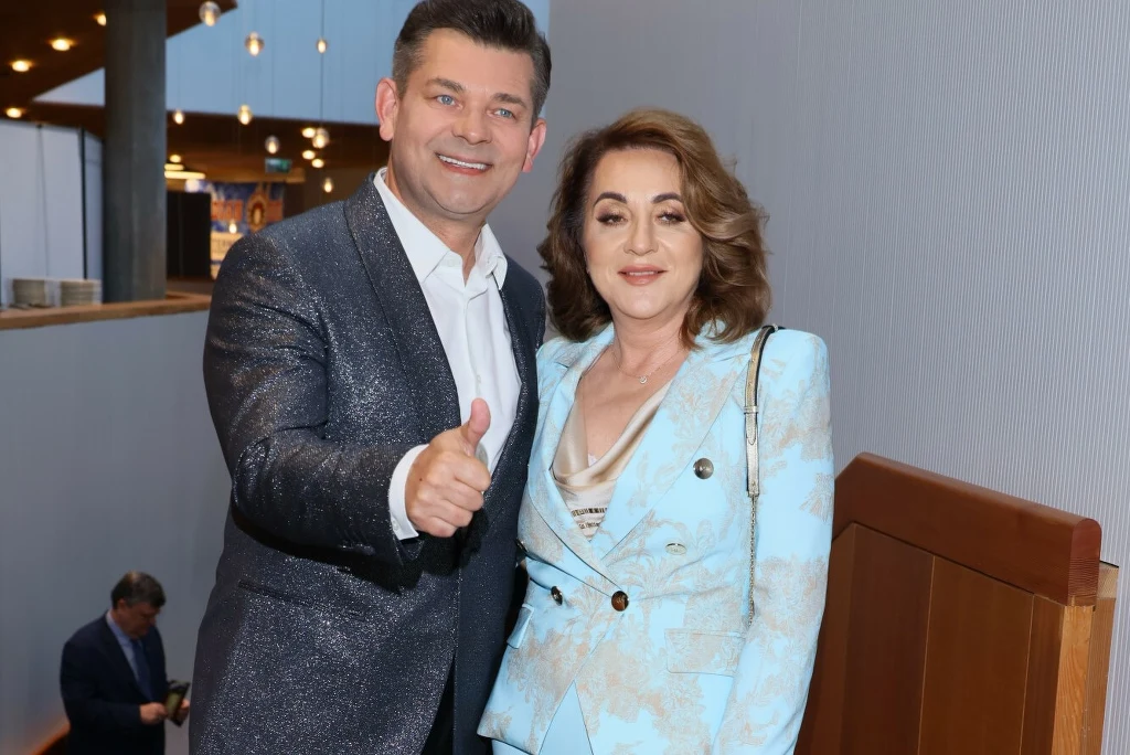 Zenon Martyniuk z żoną