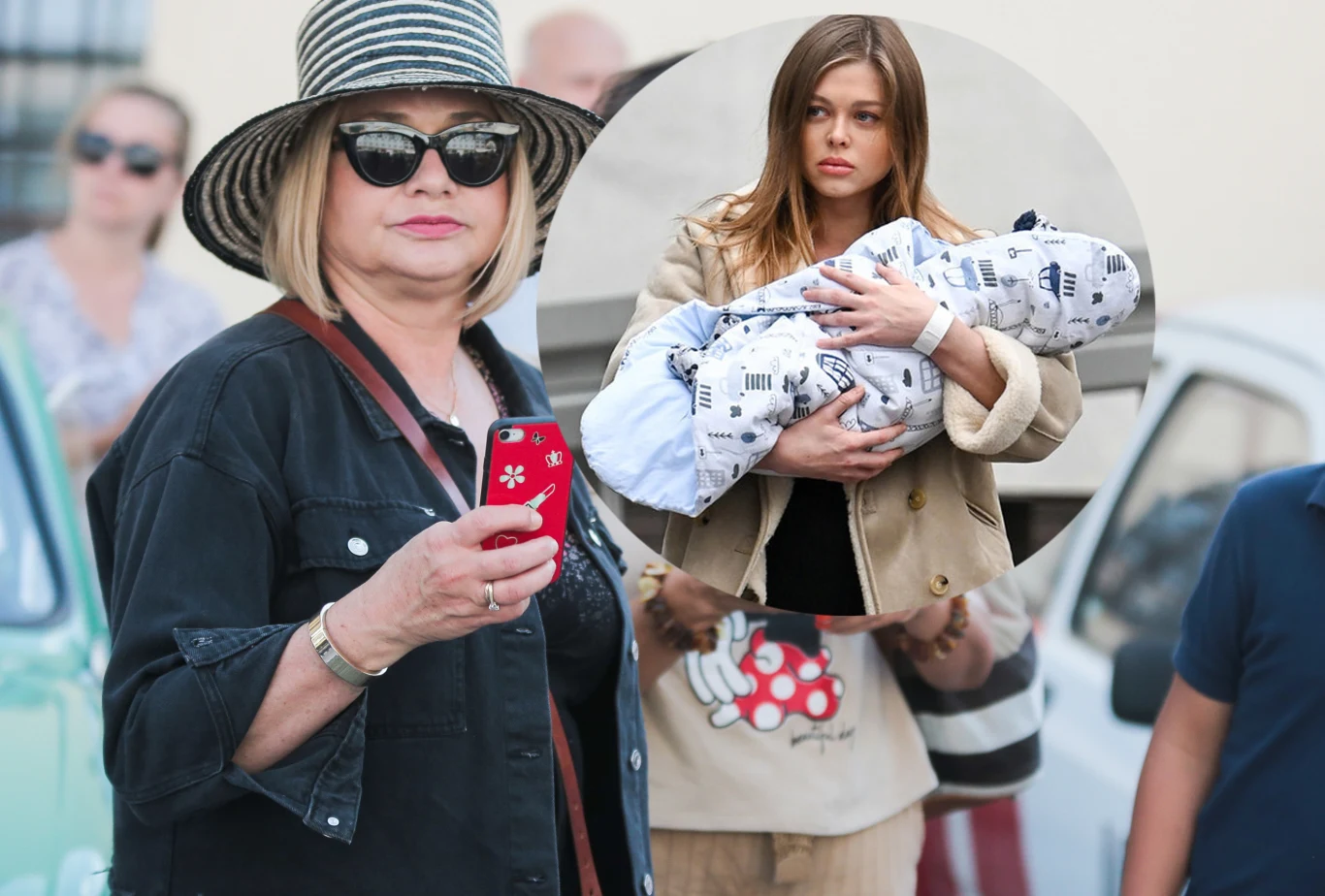 Małgorzata Ostrowska-Królikowska i Joanna Opozda z Vincentem Małgorzata Ostrowska-Królikowska i Joanna Opozda z Vincentem