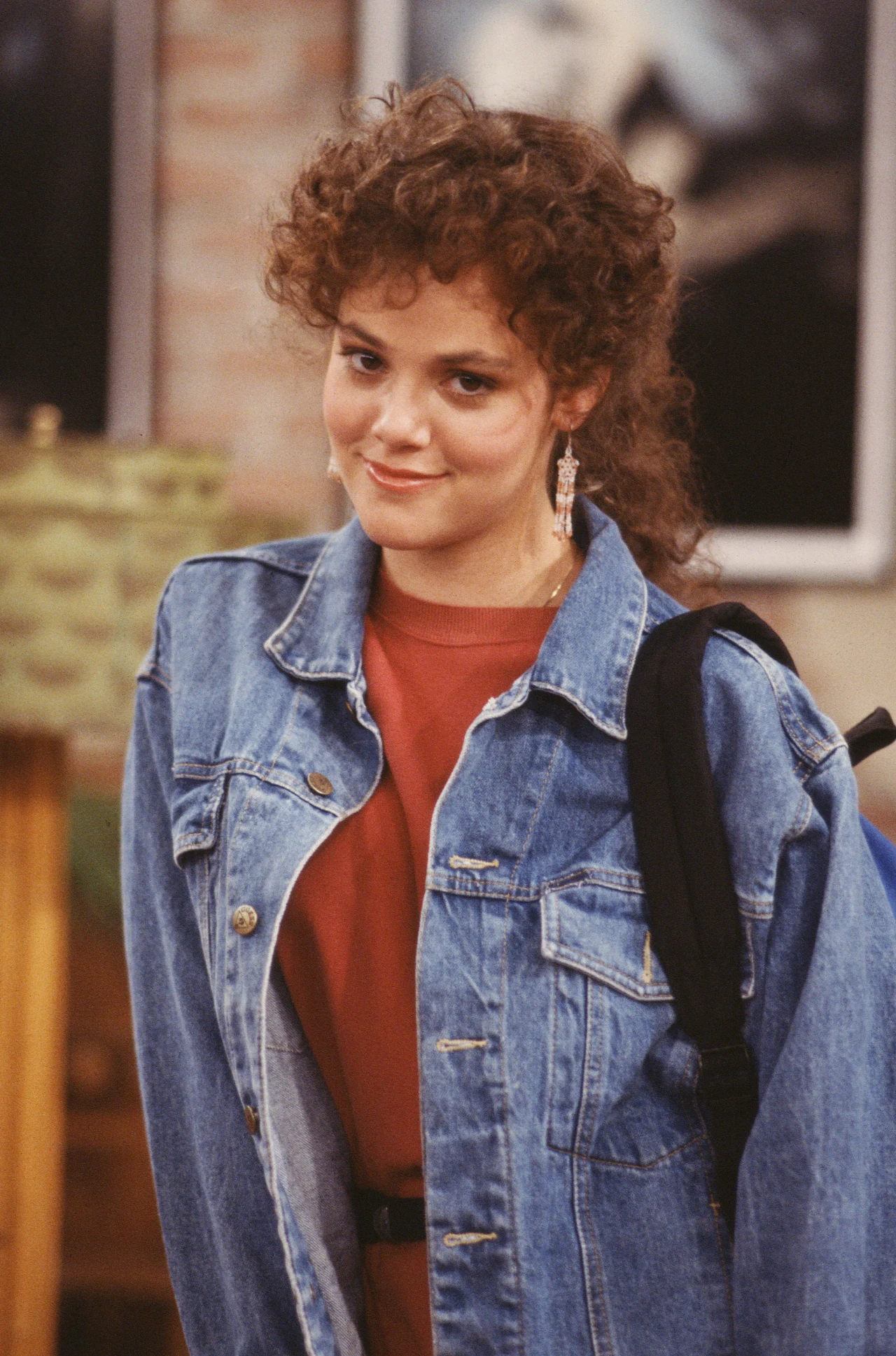 Rebecca Schaeffer na planie serialu "My Sister Pam"