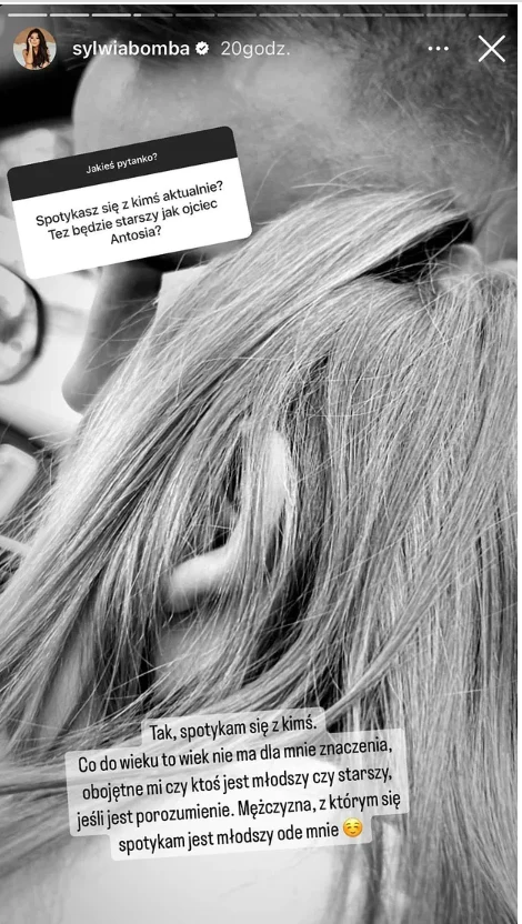 Sylwia Bomba ma partnera