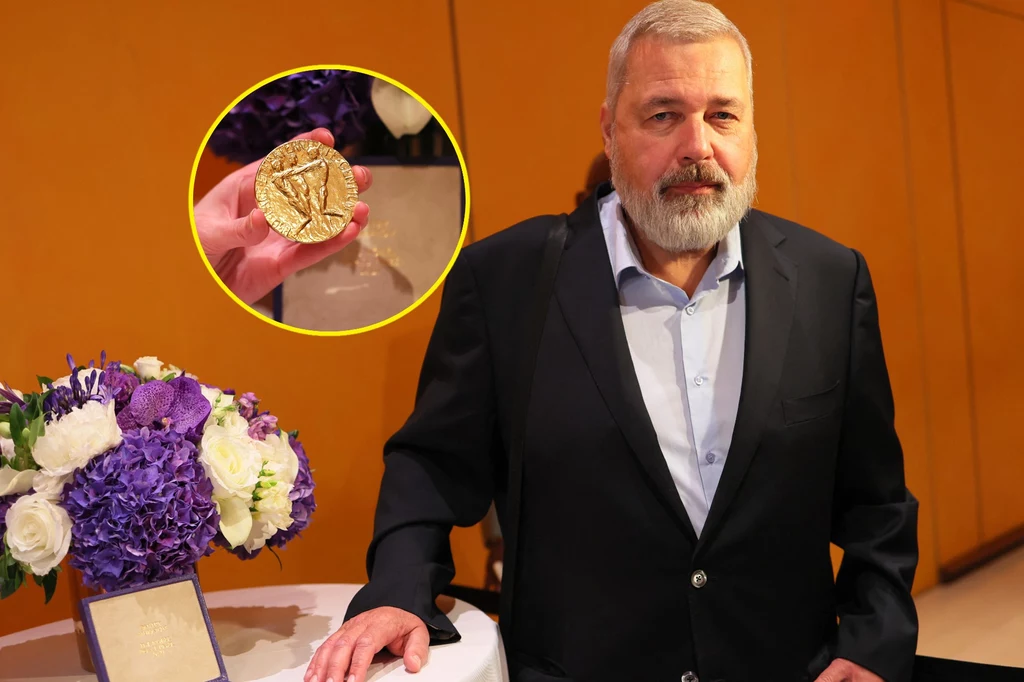 Dmitrij Muratow oddał medal noblowski na aukcję Dmitrij Muratow oddał medal noblowski na aukcję
