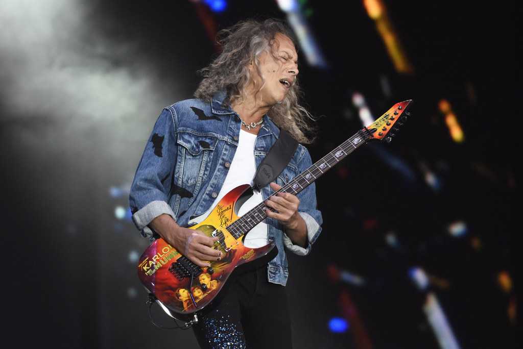 Kirk Hammett jest gitarzystą Metalliki 