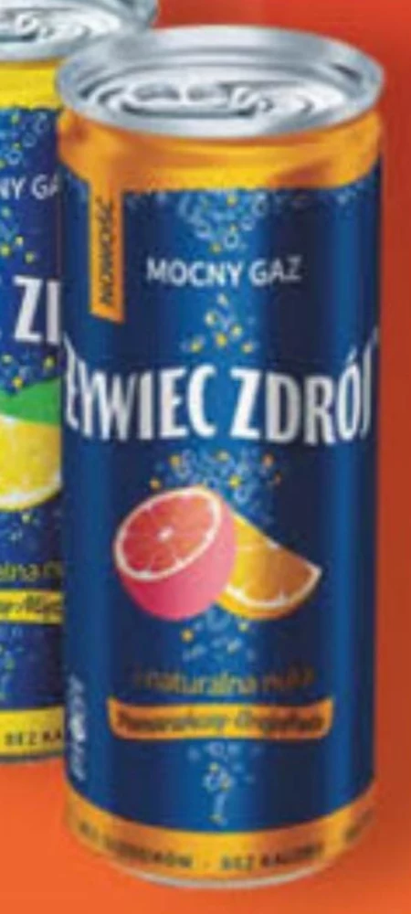 Żywiec Zdrój Mocny Gaz Napój gazowany i naturalna nuta cytryny-mięty 330 ml