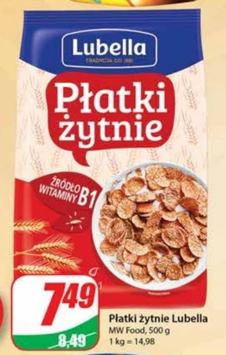 Lubella Płatki żytnie 500 g