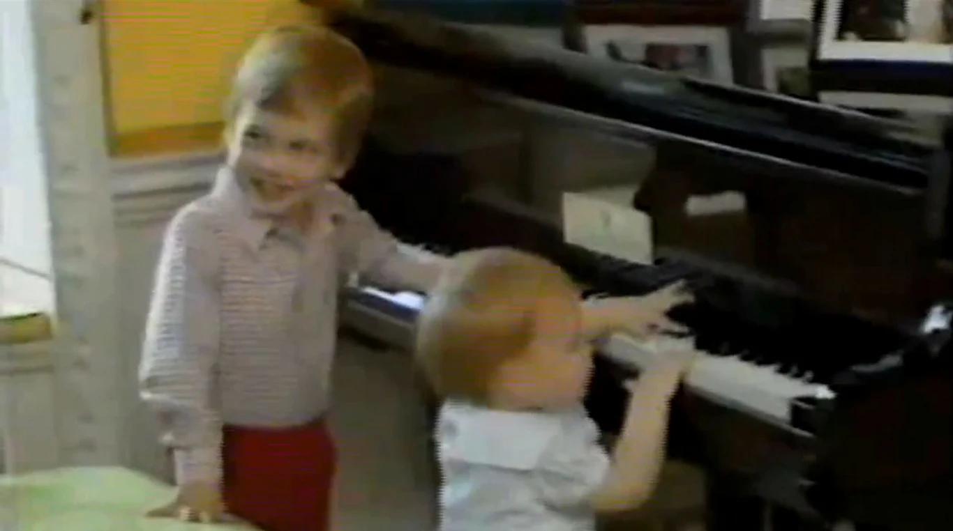 Książęta William i Harry w 1985 roku