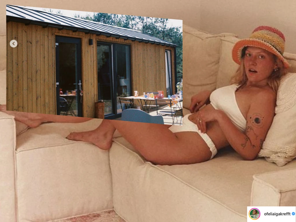 Iga Krefft urządza 35-metrową rezydencję. Stylowo? IG @ofeliaigakrefft/