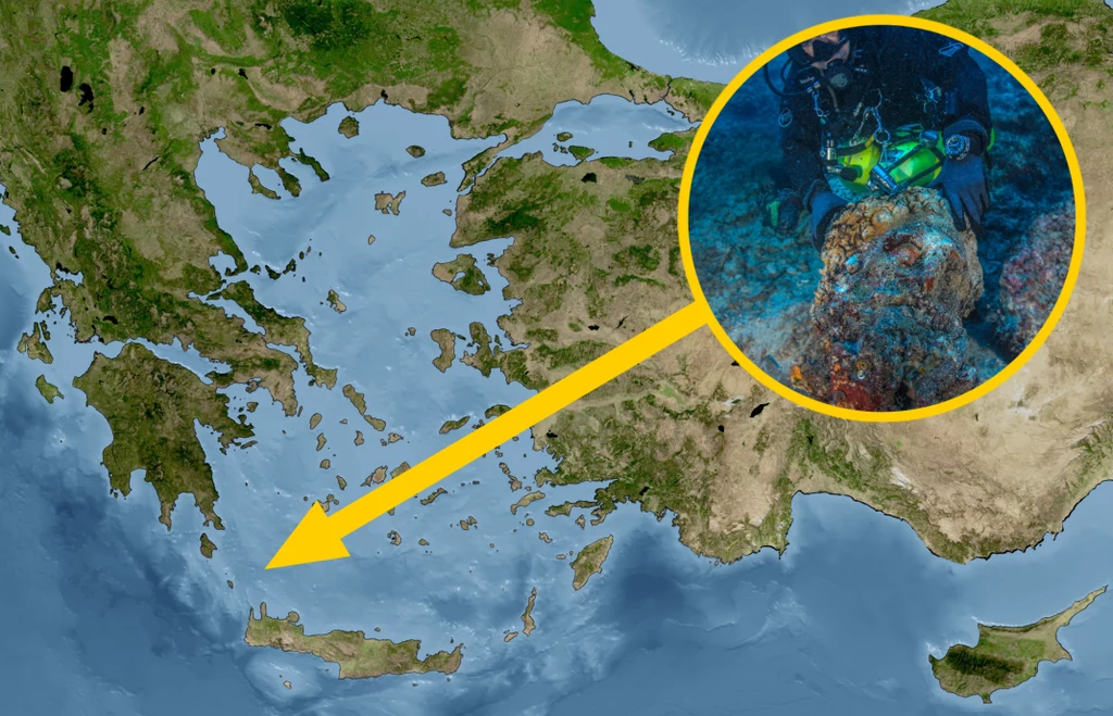 We wraku Antykithiry odnaleziono wiele starożytnych artefaktów