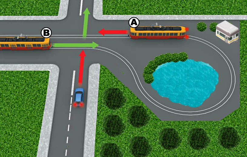 Tramwaj, wbrew obiegowej opinii, nie zawsze ma pierwszeństwo. Jak to określić?